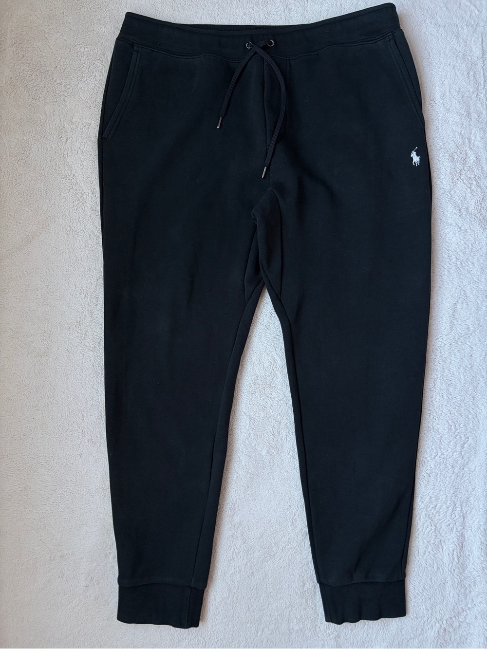 Polo by Ralph Lauren Black Men's Slim Jogger Sweatpants Size XL